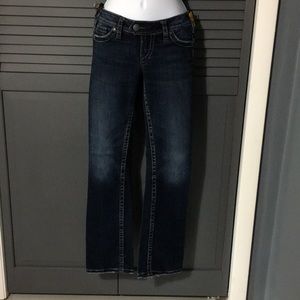 Silver dark low-rise boot cut “Tuesday” 26/31